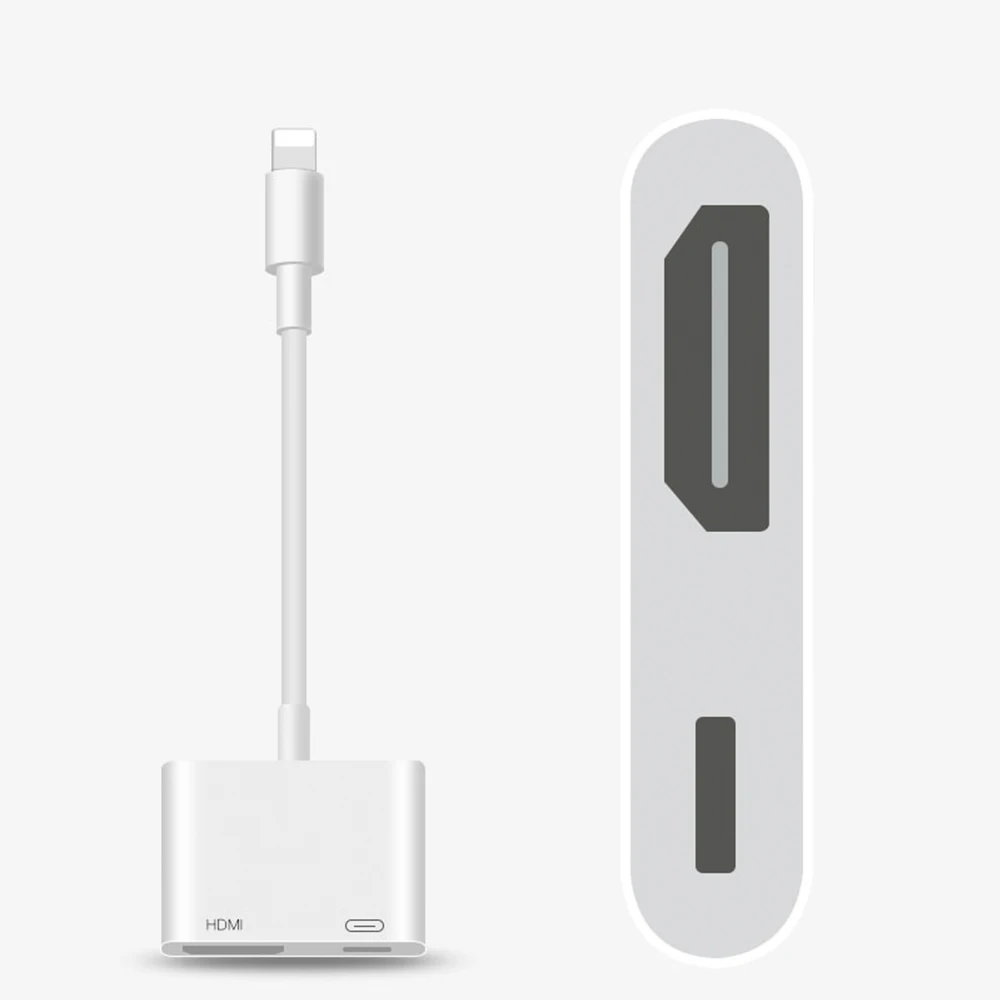  Адаптер Lightning/HDMI-совместимый с 4K видео цифровой AV-кабель для