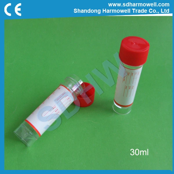 30ml disposable plastic urine specimen bottles made in china
