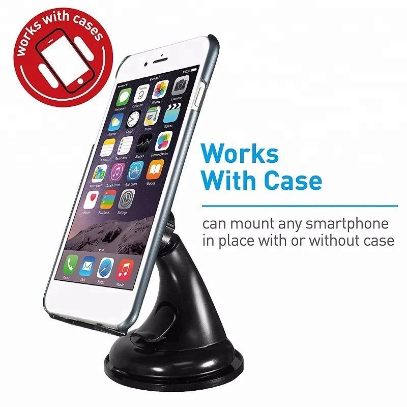 Starsky Universal Dashboard/Windshield Magnetic Car Mount Phone Holder Strong Magnet & Support Feet for Phone