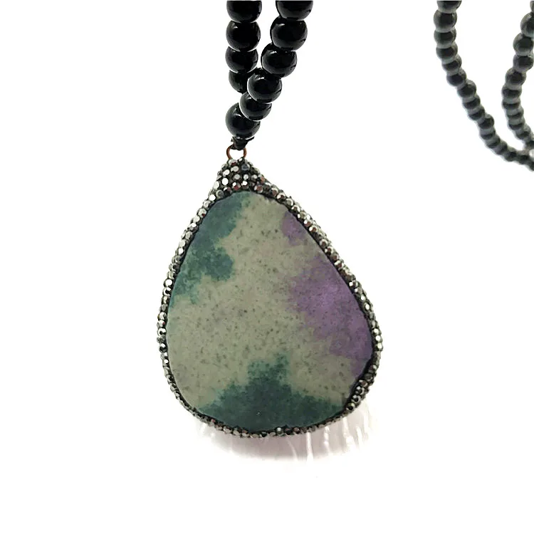 Hot sale Amethyst crystal cluster quartz pendant Amethyst Quartz rock pendant Healing crystal