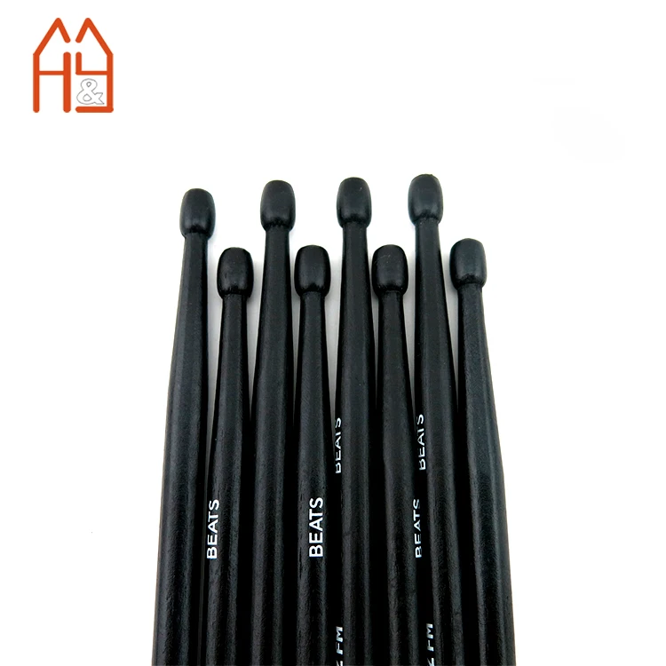 Custom 7 Inches Black Painting Drumstick Pencil for Children and Promotion