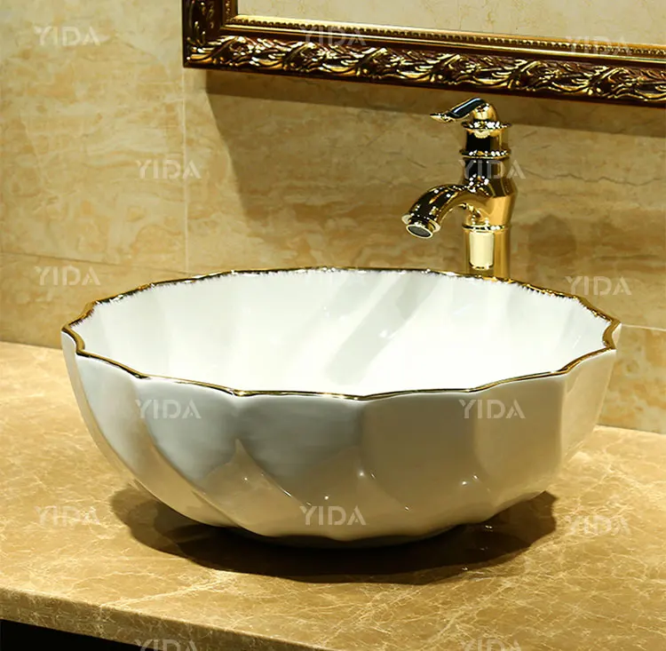 Sanitary wares china wholesale wash basin price ,golden wash basin ,all kinds of types of wash basins