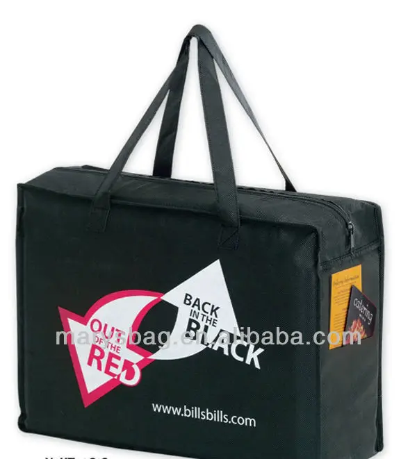 Краткий чехол Стиль нетканый полипропиленовый мешок с застежкой молнией