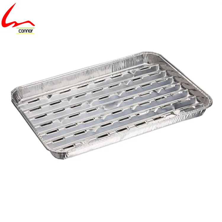 disposable aluminum foil grill (used for meat roasting and Indian bbq)