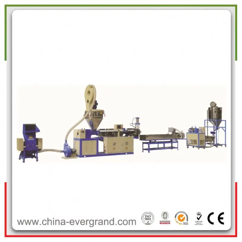 Переработка отходов Пластмасс Пвх Гранулятор Гранулирования Оборудования Для Производства Гранул