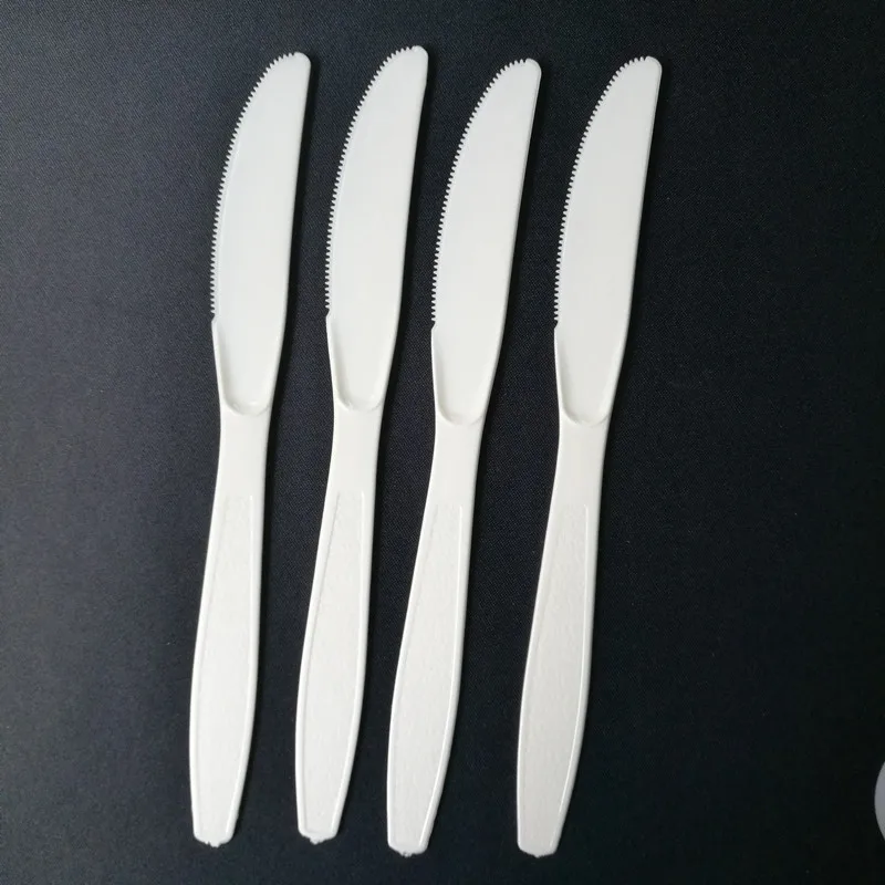 Medium weight PS Knife, spoons, fork, tea spoon 4 kits plastic cutlery set