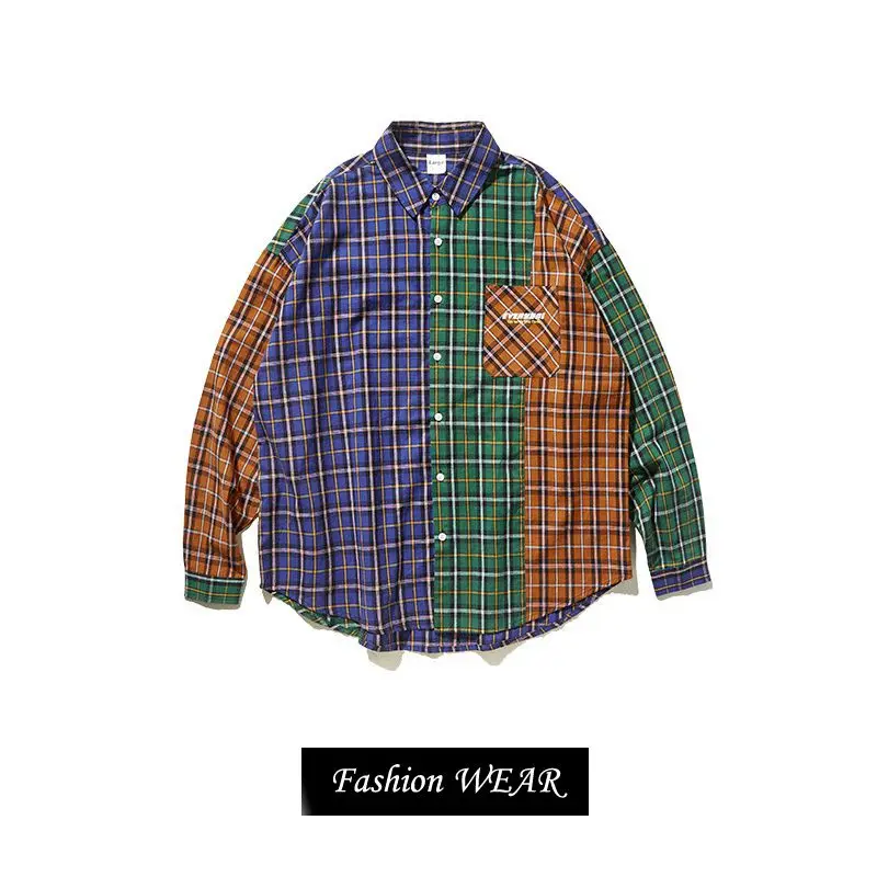 
Hot Sale Good Price Man Casual Plaid Shirt Fashion Custom Plaid Shirts Branded Low Price Casual Shirts 
