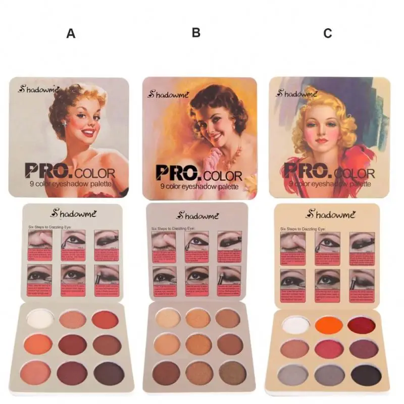 RTS high pigmented nude shimmer makeup eye shadow glitter eyeshadow palette best quality waterproof pallete eye shadow case book