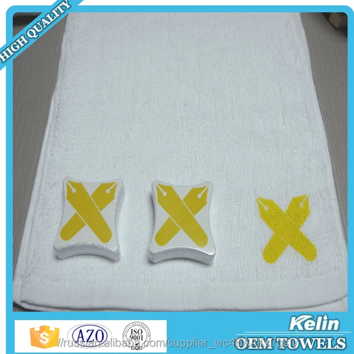 New Year 2016 promotional items silk screen printing compressed gift towels