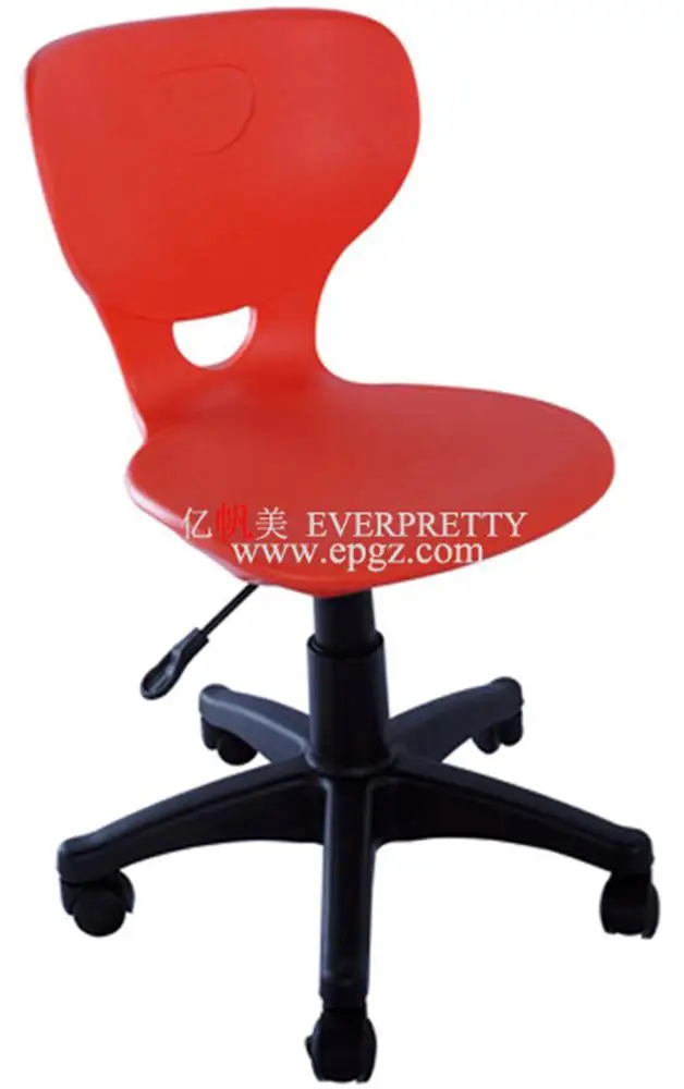 Swivel College Student Plastic Single Movable Chair Lab Stool for School Student