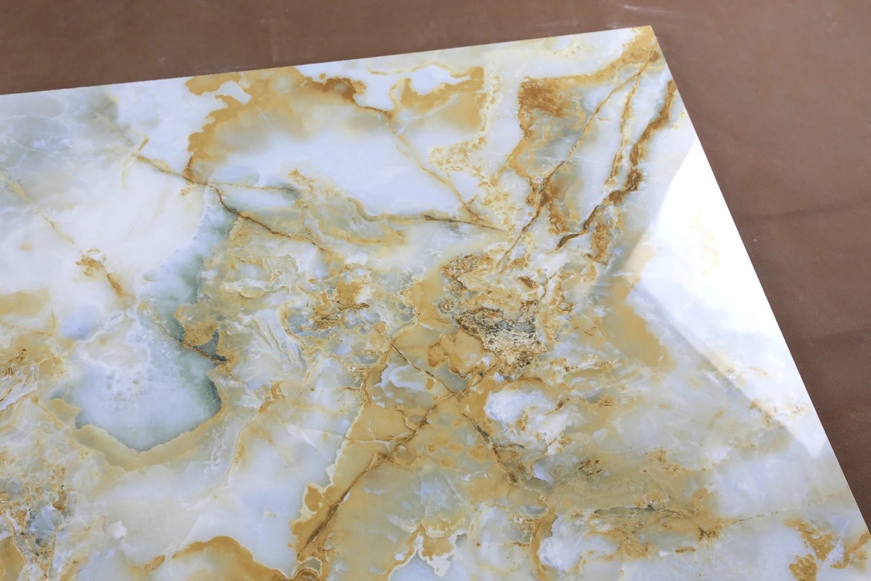 Spanish tiles Polished Glazed Fashion Color Jade Marble non-slip bathroom Floor Wall Tile