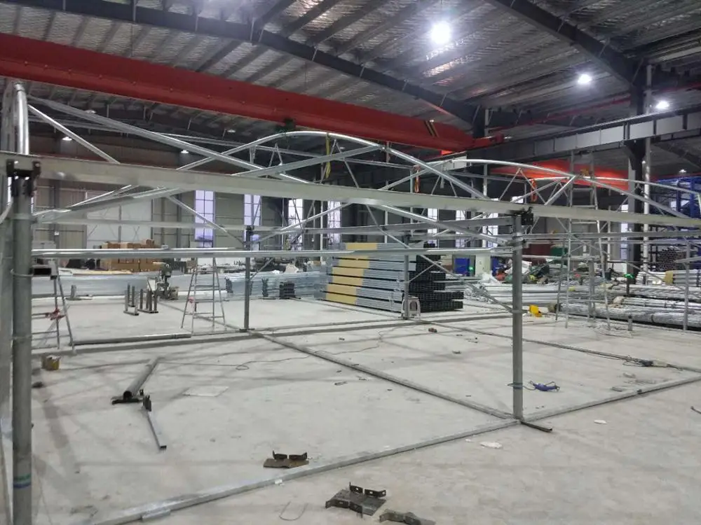 Sawtooth Roof Vent Greenhouse Reinforced Plastic Greenhouse for Nursery