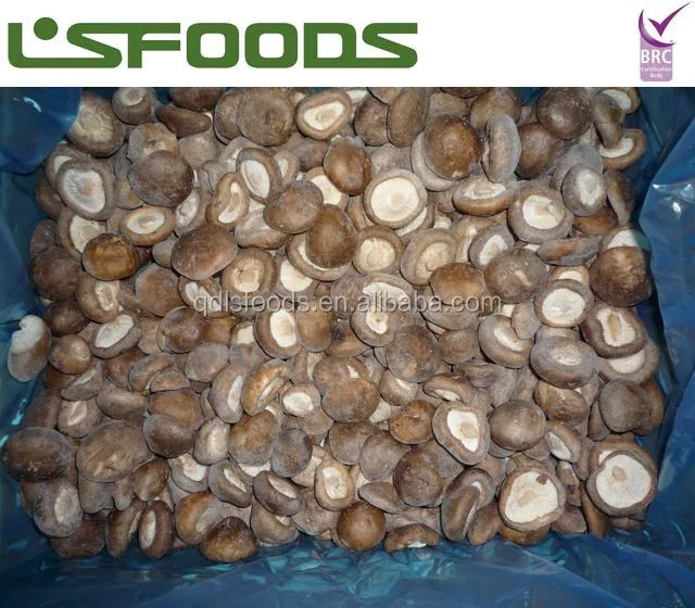 
 Замороженные грибы Shiitake IQF, Китай, рыночные экспортные цены на грибы  