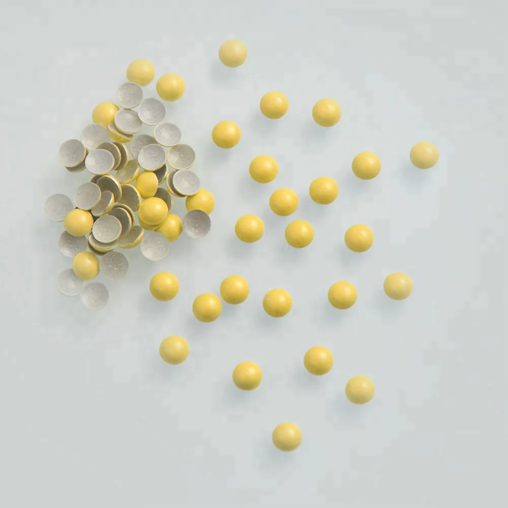 Wholesale Best Quality  Hot Fix Half Round Heat Transfer Dome Studs Iron On Aluminum Metal Studs