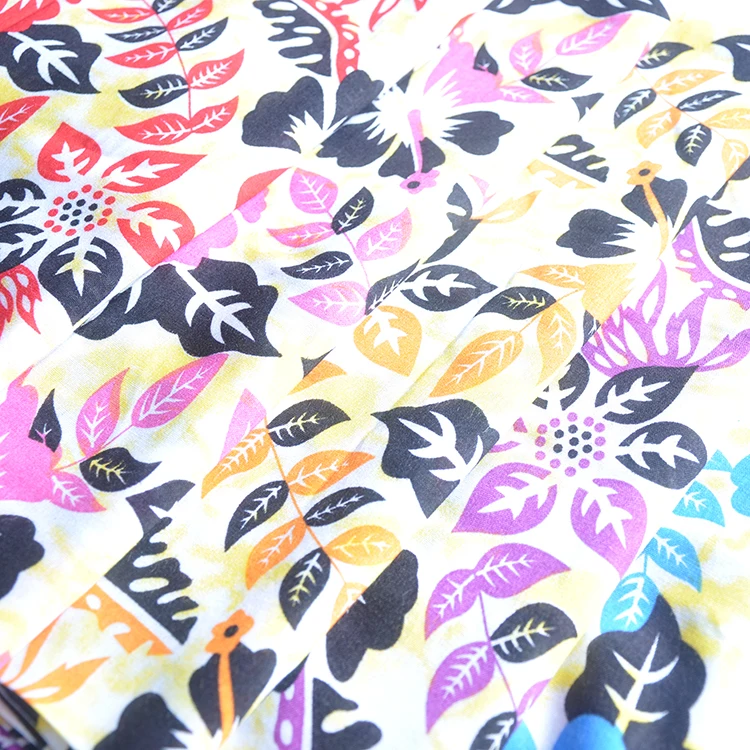  Customized color printed 100% rayon bamboo viscose