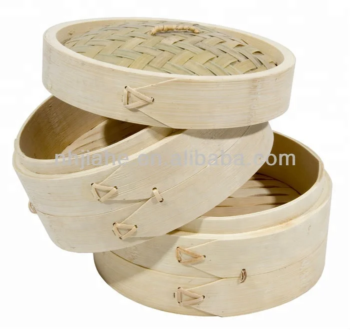 Asian Food Bamboo Steamer