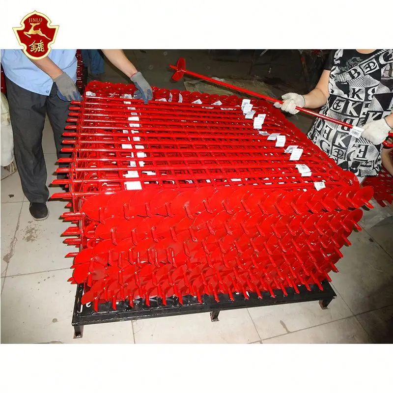 Galvanized Steel Ground Screw Pole Anchor