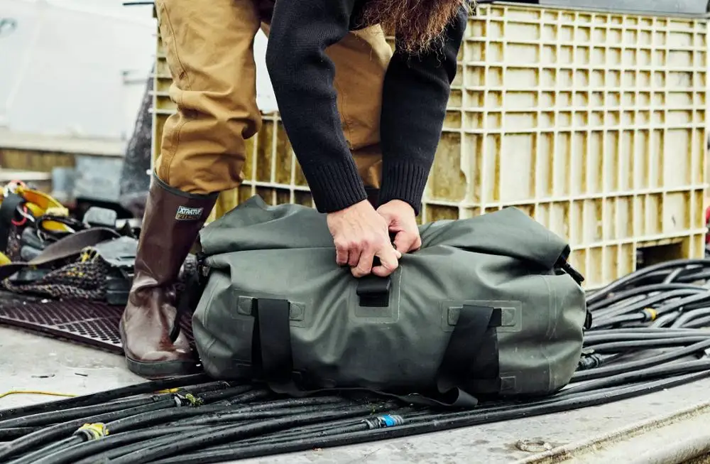 Large Dry Duffle provides water-tight protection on long trips