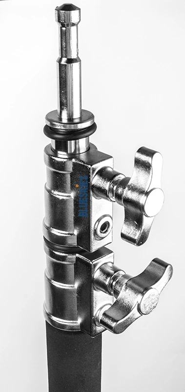 Photo Video Studio Heavy Duty Stainless Steel C Stand with Boom Arm and 2 Grip Head for Studio Strobe Softbox Reflector