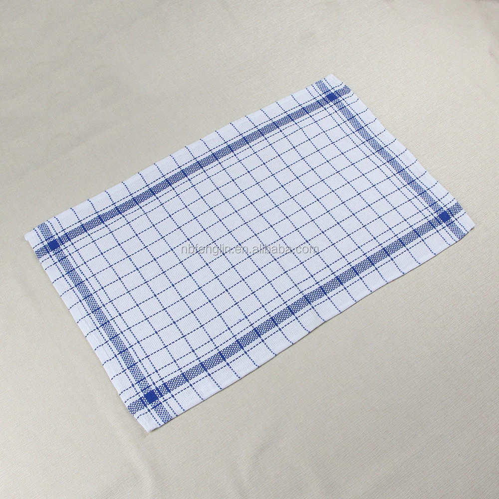 Machine Washable Cotton White Kitchen Dish Cloths Towel Tea Towels Wholesale