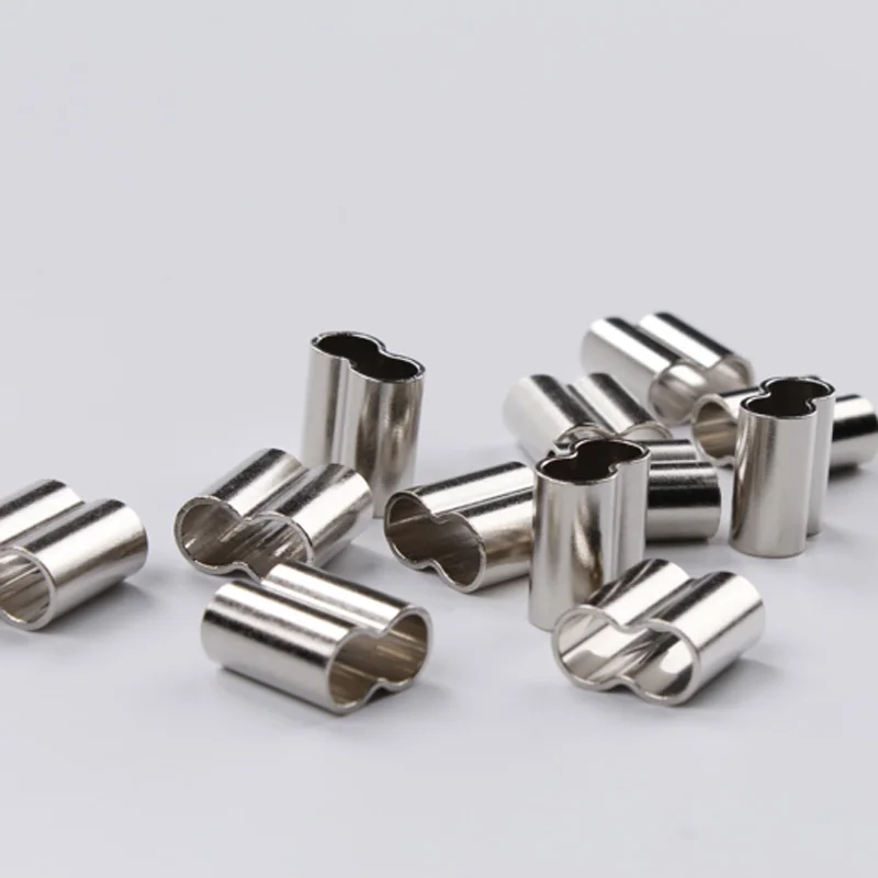 
Aluminum Wire Rope Double Copper Crimp Sleeve Fishing Crimps 