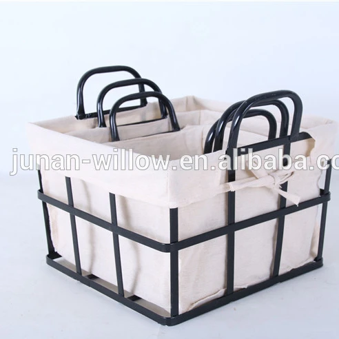 Бесплатный образец, корзина для белья из кованого железа и металлической проволоки, размер XL, в скандинавском стиле