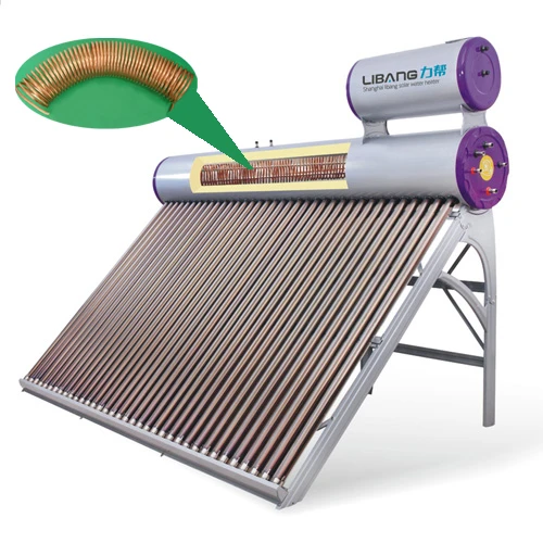 
High Quality Vacuum Glass Tubes Galvanized Color Steel Bathroom Solar Collectors Price Solar Water Heater 