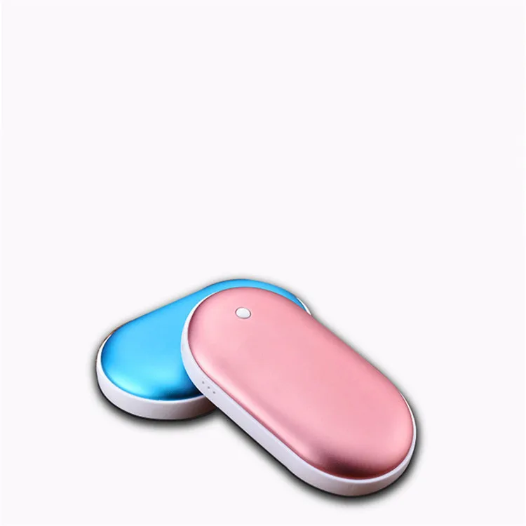 USB rechargeable electric hand warmer mini pocket power bank 2 in 1