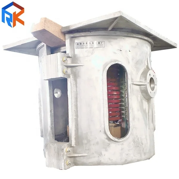 0.35T medium frequency induction furnace oven for melt aluminum