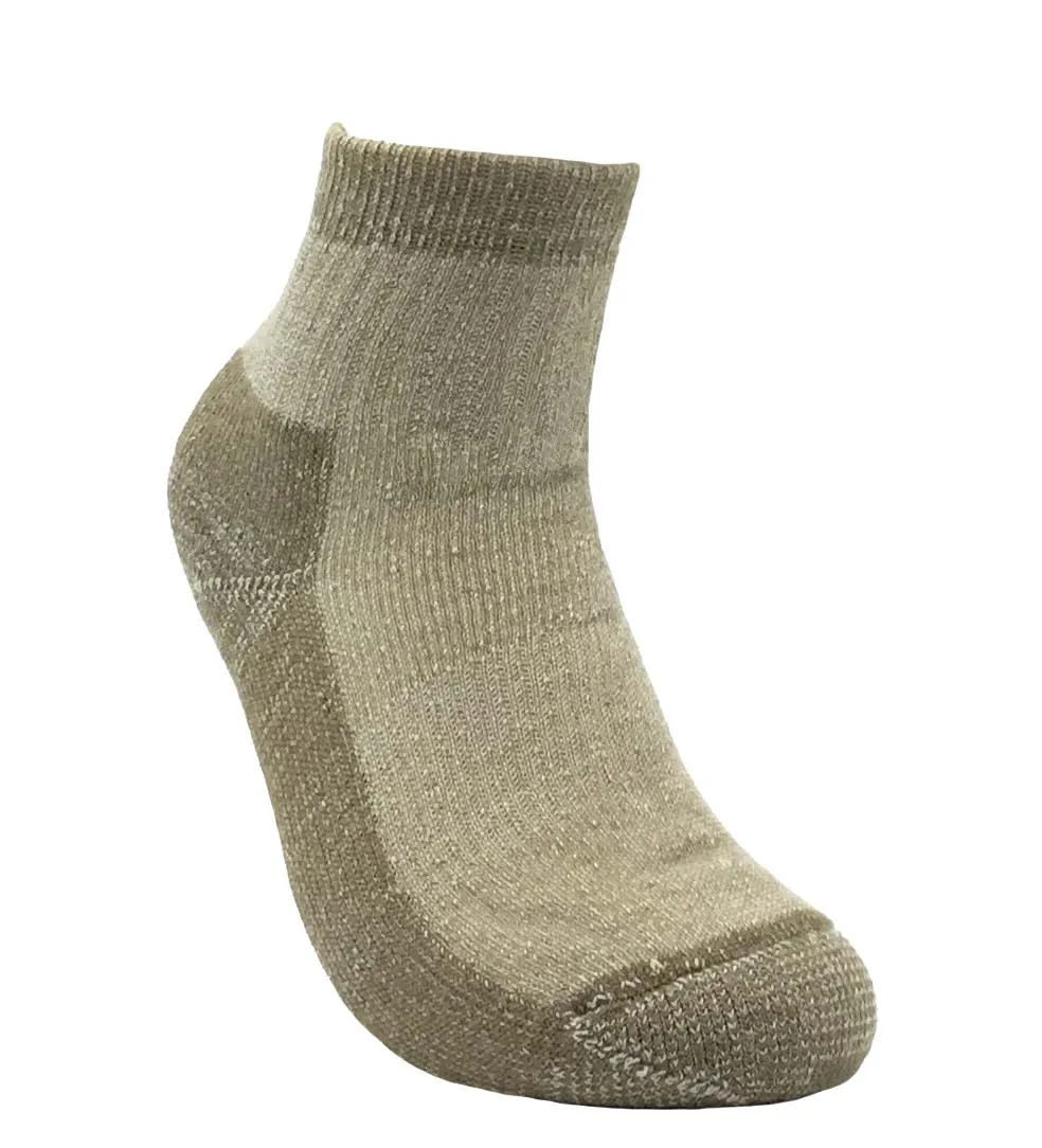 Y-003  Khaki classic style cotton men prima sport short ankle socks
