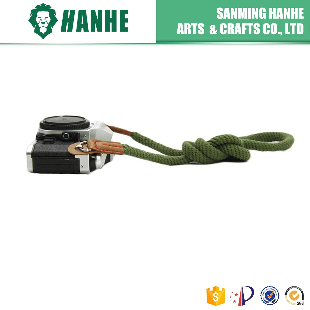 2020New Handmade Cotton leather camera strap for camera