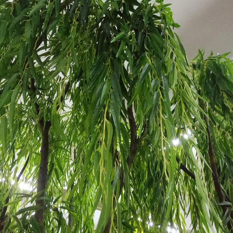 2020 Factory Made Outdoor And Indoor Cheap Artificial Decor Weeping Willow Tree For Sale