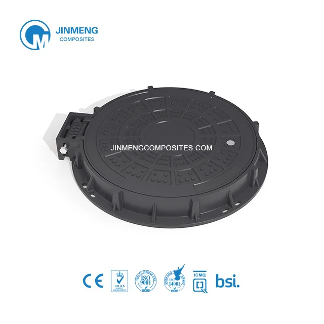 Corrosion Resistence Composite Manhhole Cover / EN124 EN124 Manhole Cover with Hinge & Lock