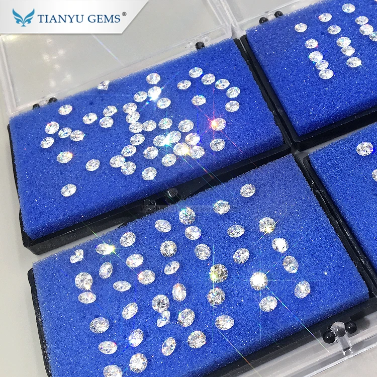Tianyu Diamond Stock Supply DEF VVS HPHT CVDLab выросший свободный бриллиант отличный полированный белый бриллиант