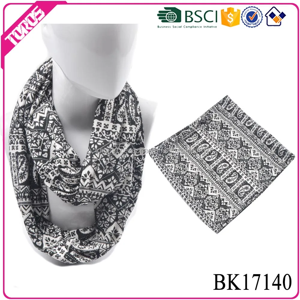 Toros t-shirt BSCI approval fashion women infinity cycle scarf snood