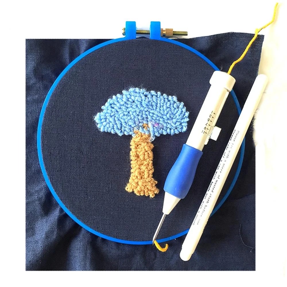 Пластиковая ручка для вышивания SKC русская игла 3 сменных иглы Швейные аксессуары