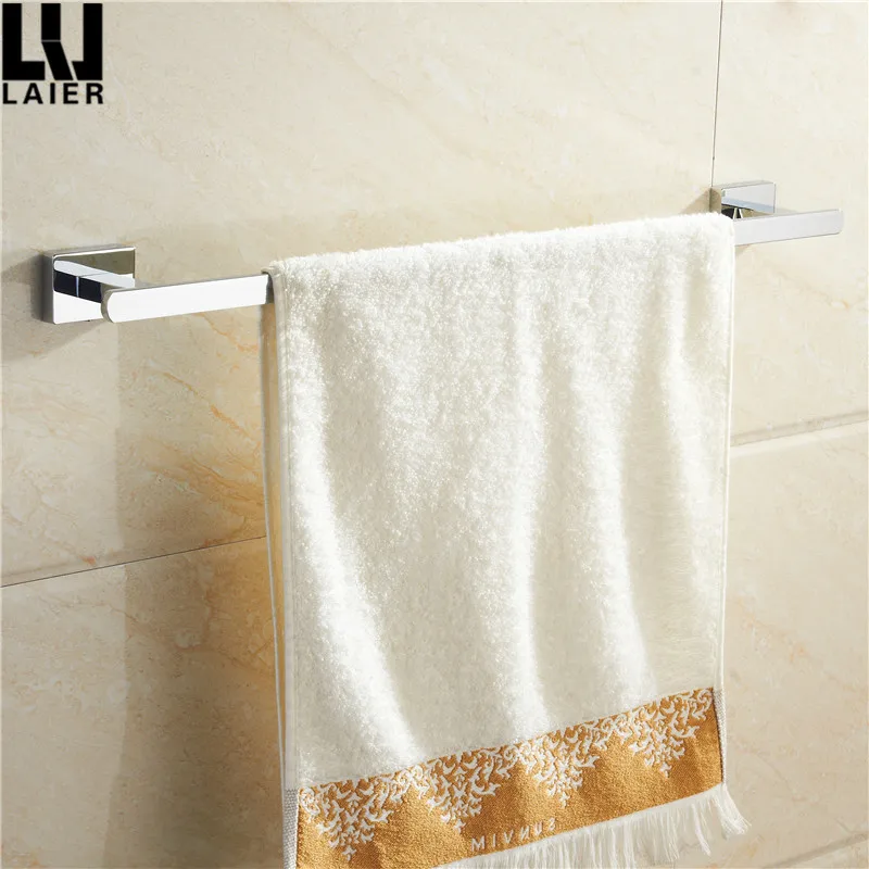 
2017 Laier Sanitary New Style Brass Chrome Plated Decorative Modern Heater Bath Towel Rail Holder For Hotel Building 