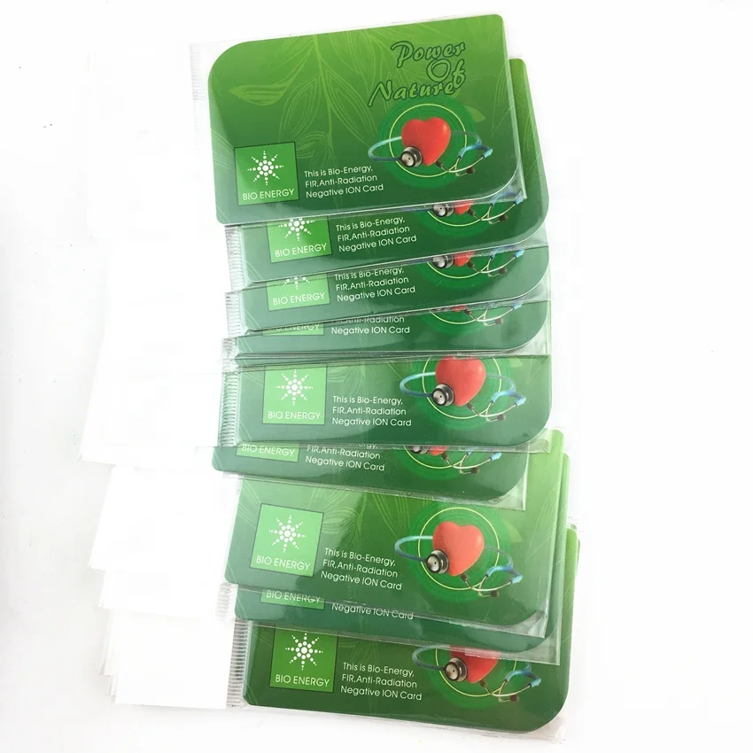 Terahertz Energy Card 2021 Newest Guangzhou Health Care Bio Energy Terahertz Card with High Negative Ion