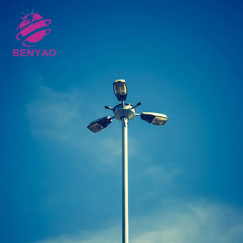 High quality cast iron high mast light pole