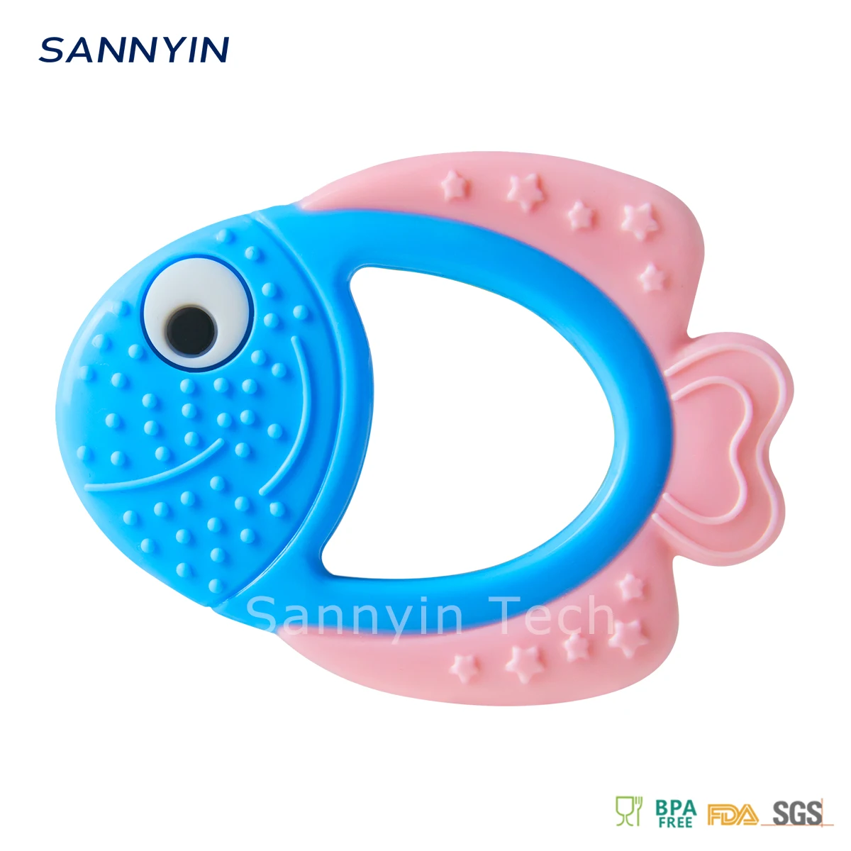 
Chewable Baby panda Soft Silicone Teether Toys, Infant Teething Teethers 