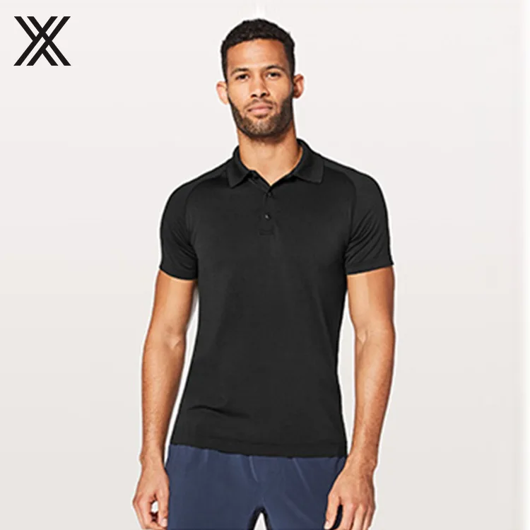 Quick Dry Breathable Mesh Design Men Polo T Shirt