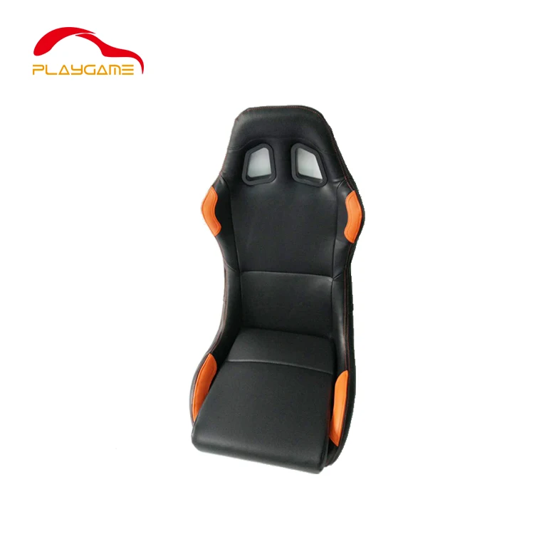 Fast production and shipping Cloth Black Fabric racing seat with slider or rail Bucket Seat Sports racing seat