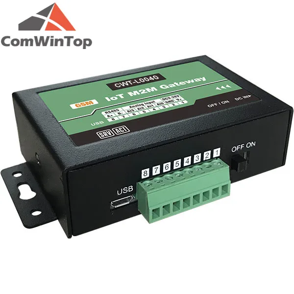 CWT-L0040S 4AI 1RS485 Iot Modbus Rs485 To Sms Gsm Gprs 3g 4g Wifi Rtu Dtu Gateway wireless alarm system