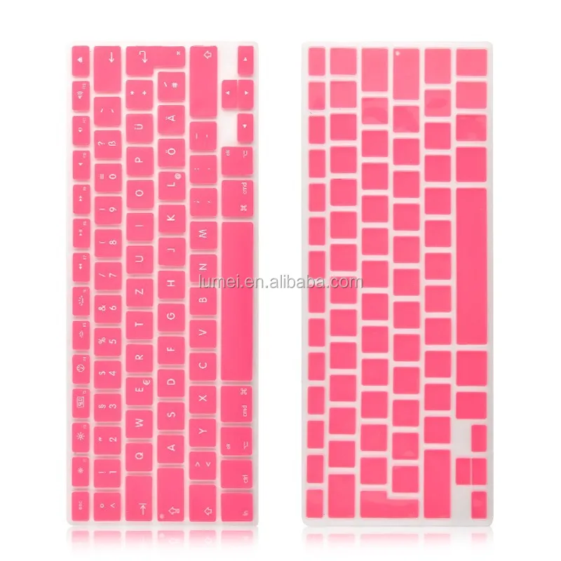 Силиконовый чехол с клавиатурой для Mac Book 13 15 дюймов английский