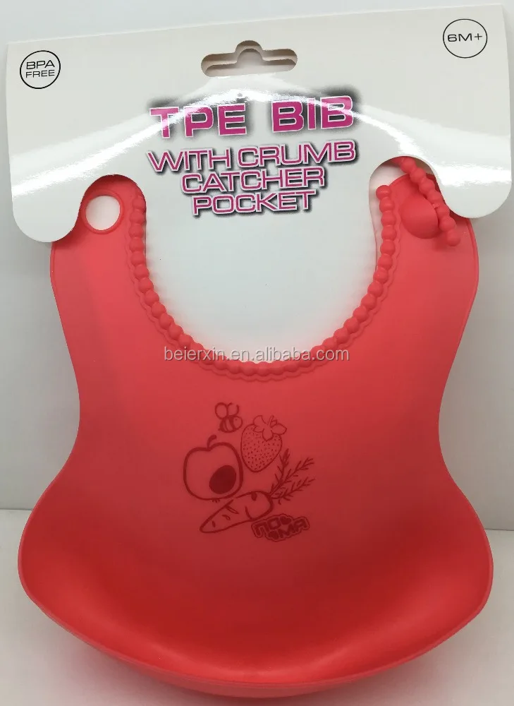 Manufacturer Best Selling New Baby Products Silicone/TPE Baby Bibs