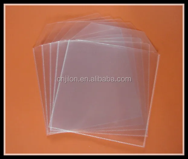 Single CD/DVD 100 Clear Plastic Sleeves