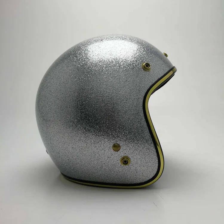 Flexible chrome and black pvc U shape edge trim for helmet