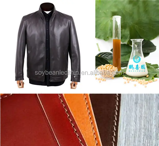HXY-2H leather grade modified emulgator soya lecithin liquid for fatliquors