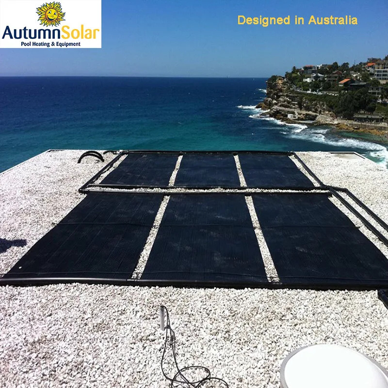 polypropylene flat panels heating swimming or spa pool solar systems