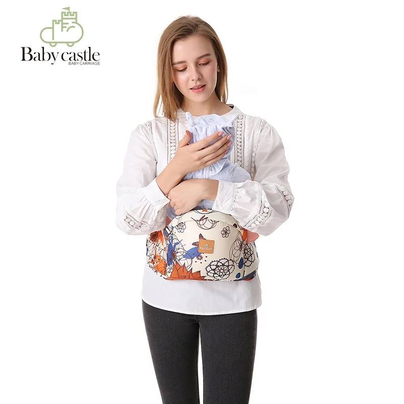 Unique Happy flower print fabric Baby Hip Seat Carrier,Infant Toddler Waist Stool and Hip Holder Belt,Convenient for Front Seat
